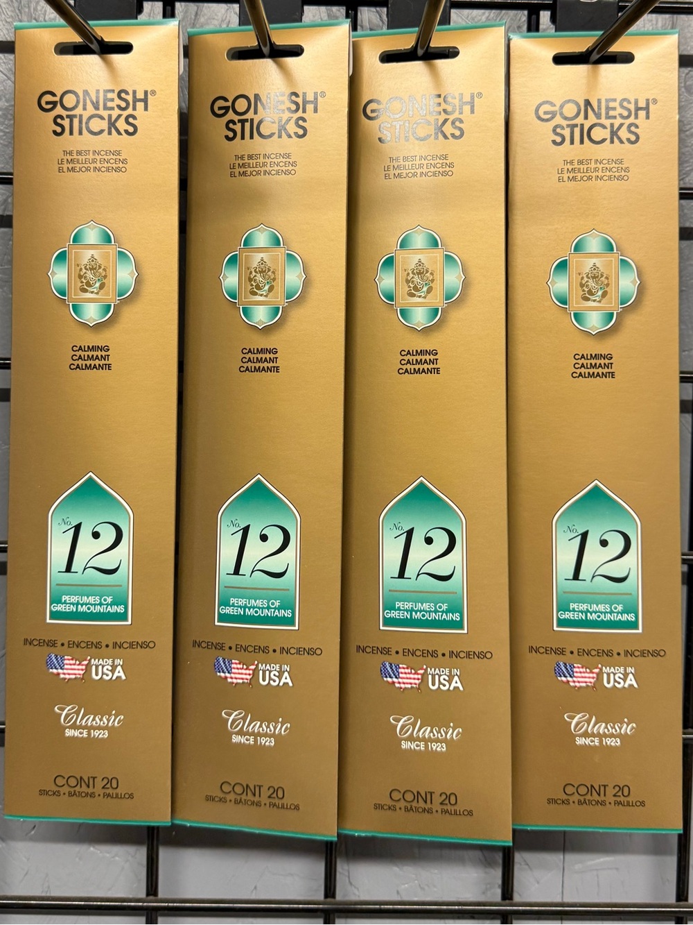 Classic Calming Incense Sticks Classic no. 12 (4 packs of 20-80 sticks total) - Picture 3 of 3